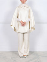 The Evelyn Cape with Mink Collar