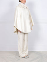 The Evelyn Cape with Mink Collar