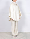 The Evelyn Cape with Mink Collar