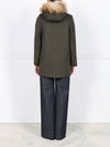 The Easton Loden Wool Coat with Fur Trim