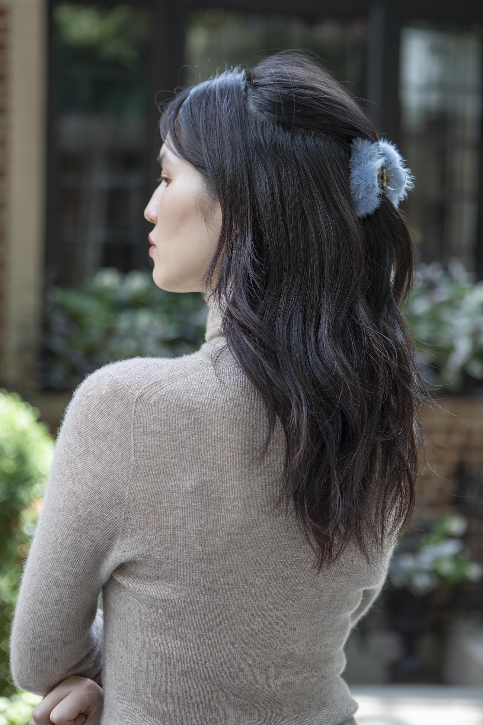 Mink Hair Clip | Pologeorgis