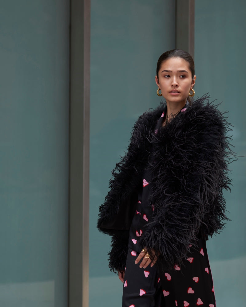 The Kiki Feather Jacket