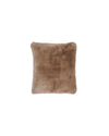 Camel Fur Pillow Lined in a Grey Wool Cashmere Knit