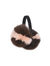Two-Tone Fox Fur Earmuffs
