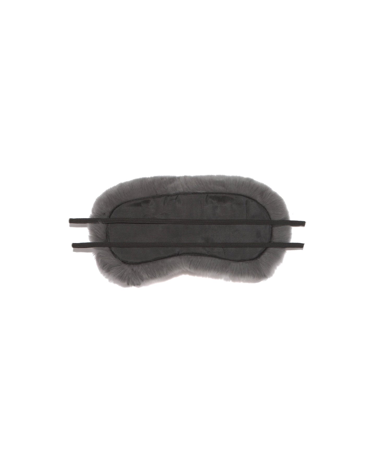 Fur Eye Mask in Grey | Pologeorgis