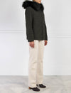 Fur Lined Hooded Puffer Jacket | Pologeorgis