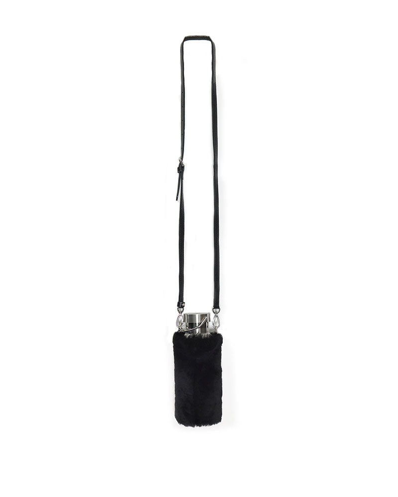Shearling Wrapped Stainless Steel Water Bottle
