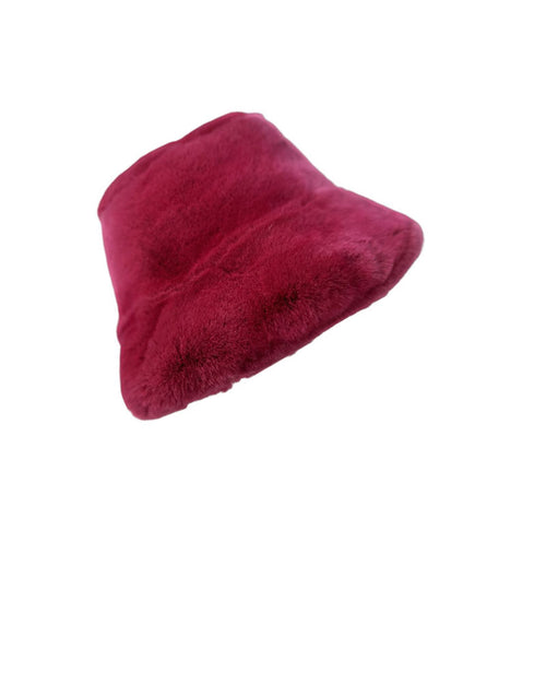 Dyed Fur Bucket Hat in Multiple Colors