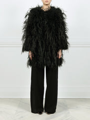 The Arya Feather Short Coat