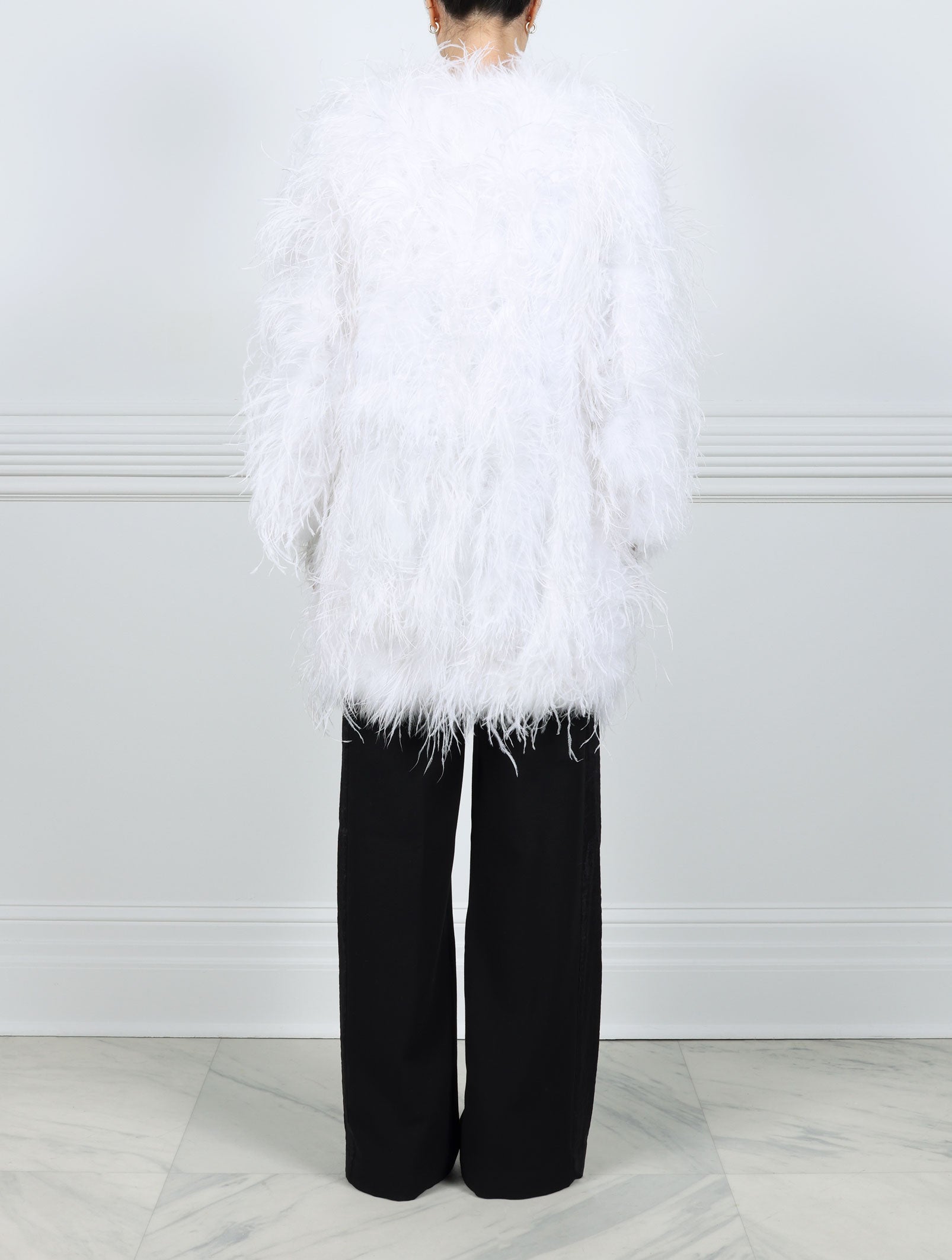 The Arya Feather Short Coat
