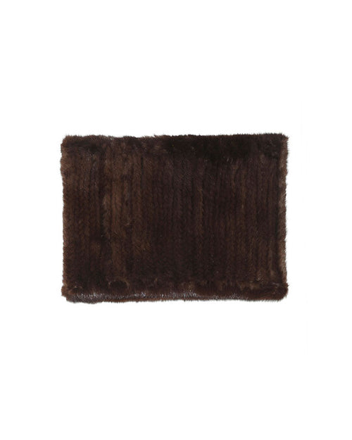 The Pixie Knitted Mink Fur Cowl