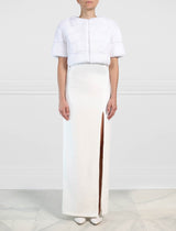 Mink Jacket in White