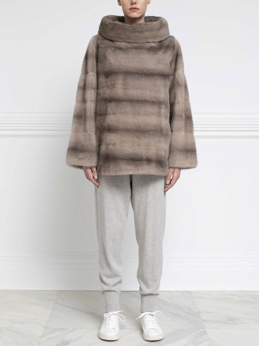 The Huntington Mink Fur Pullover By POLOGEORGIS