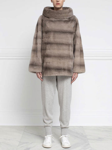 The Huntington Mink Fur Pullover
