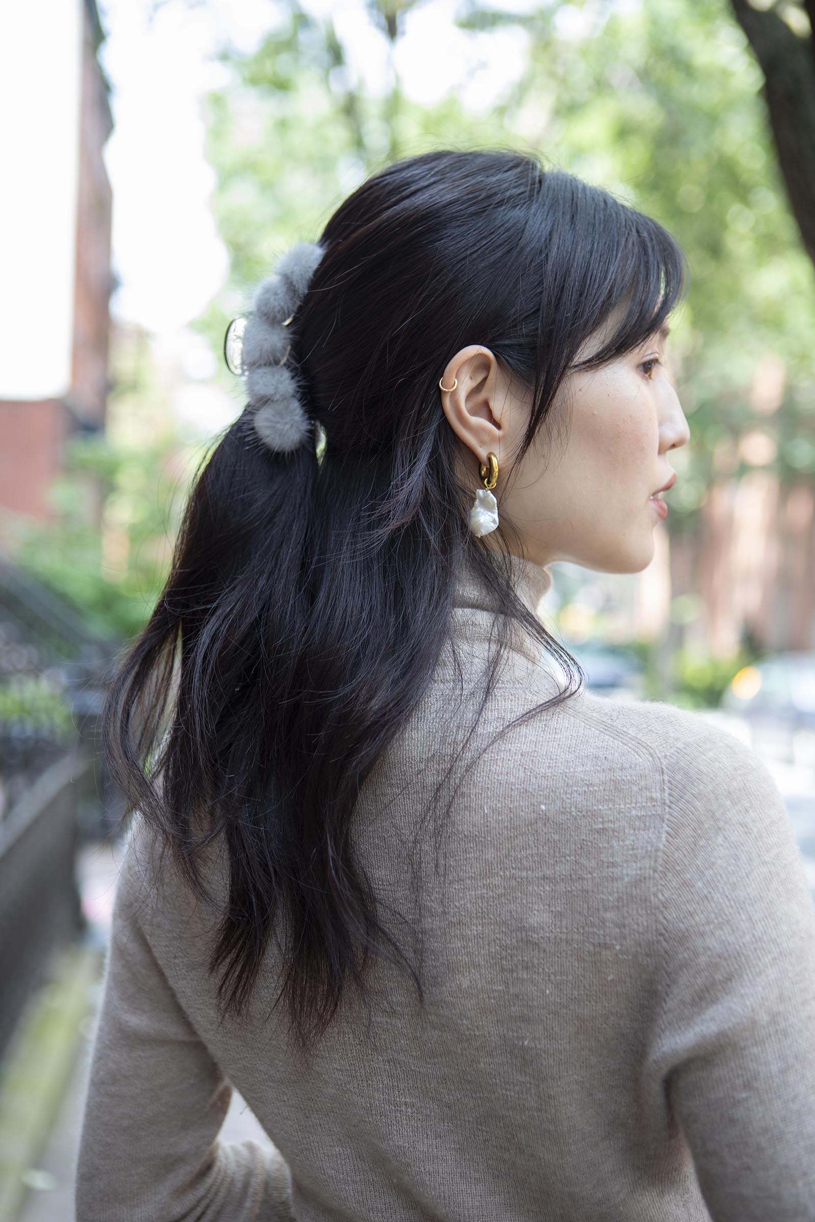 Mink Hair Clip | Pologeorgis