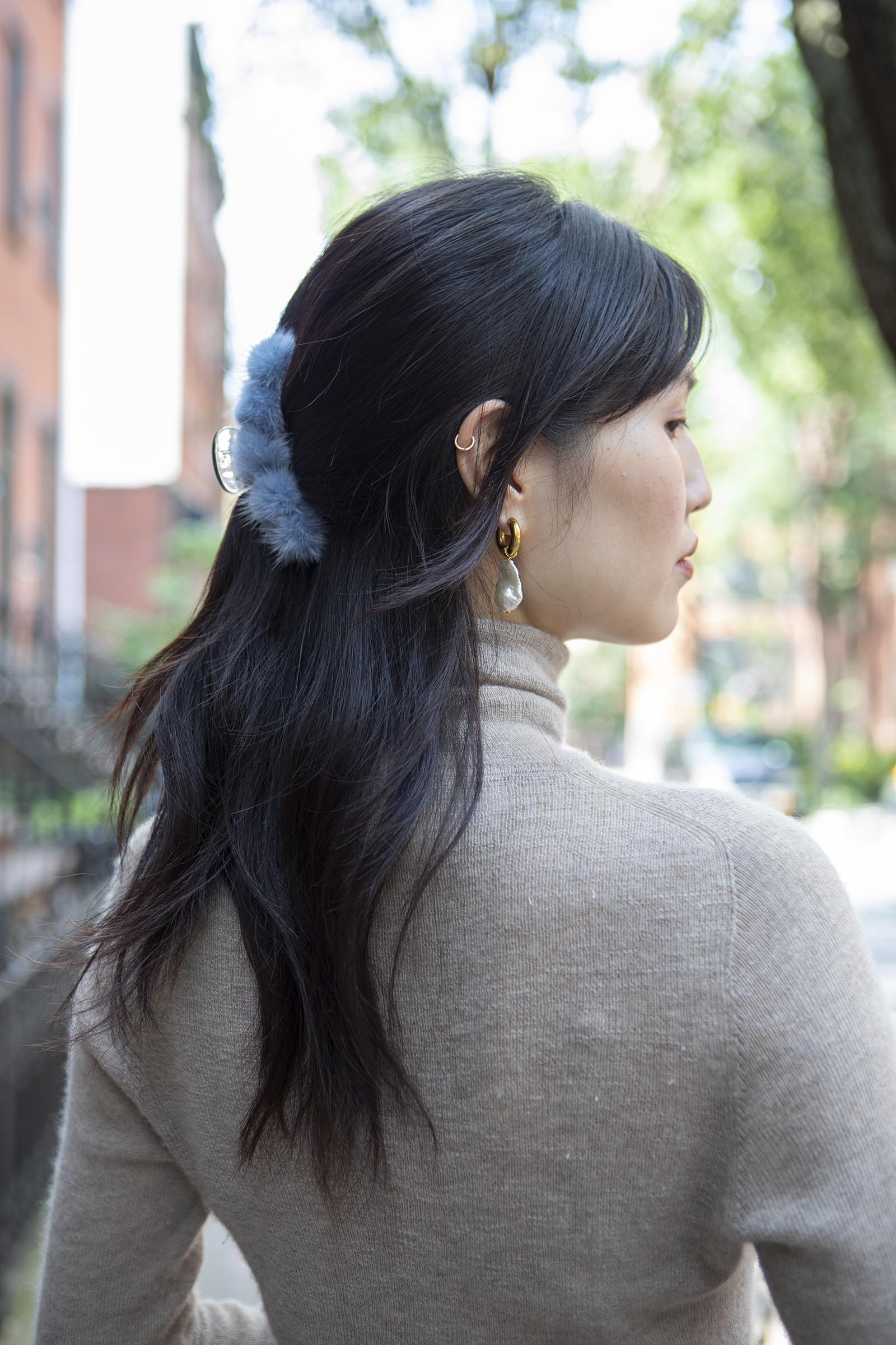 Mink Hair Clip | Pologeorgis