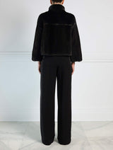 Mink Jacket in Black