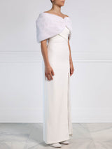 White Mink Fur Stole