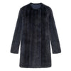 Zig-Zag Mink Fur on Cashmere Knit Sweater | Pologeorgis
