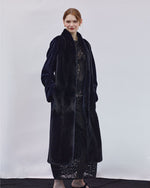 The Ava Belted Mink Robe Coat