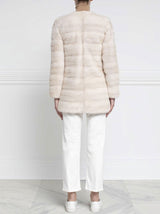 Mink Fur Coat in Pearl