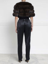 Fur Shrug in Russian Sable