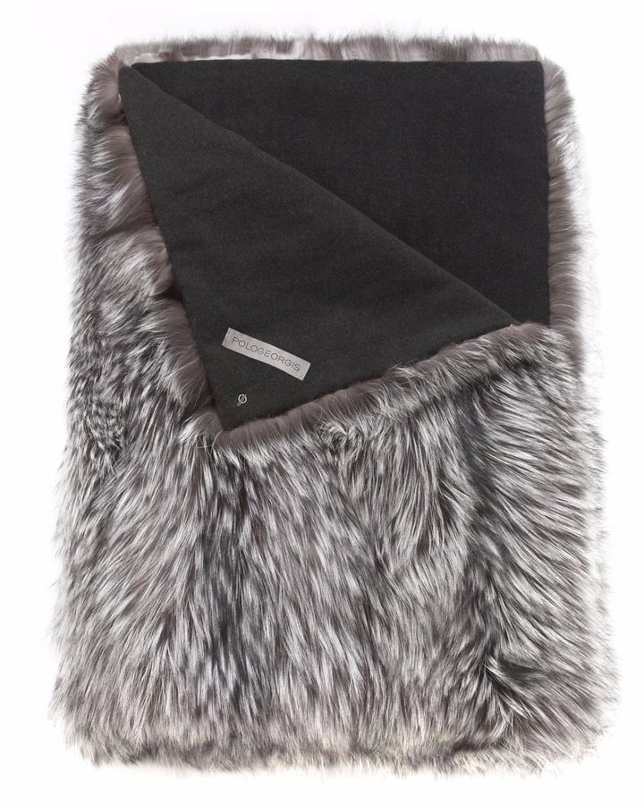Silver Fox Throw