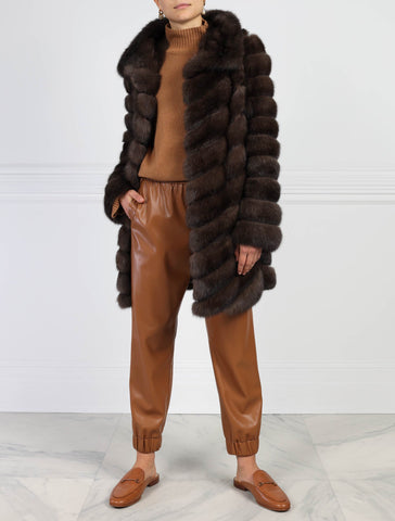 The Thalia Sable Fur Coat – POLOGEORGIS