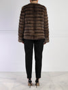 Brown Sable Fur Jacket