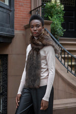 Sable Scarf in Natural