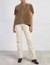Shearling Cocoon Vest