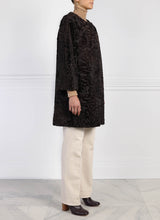 Shearling Coat in Brown