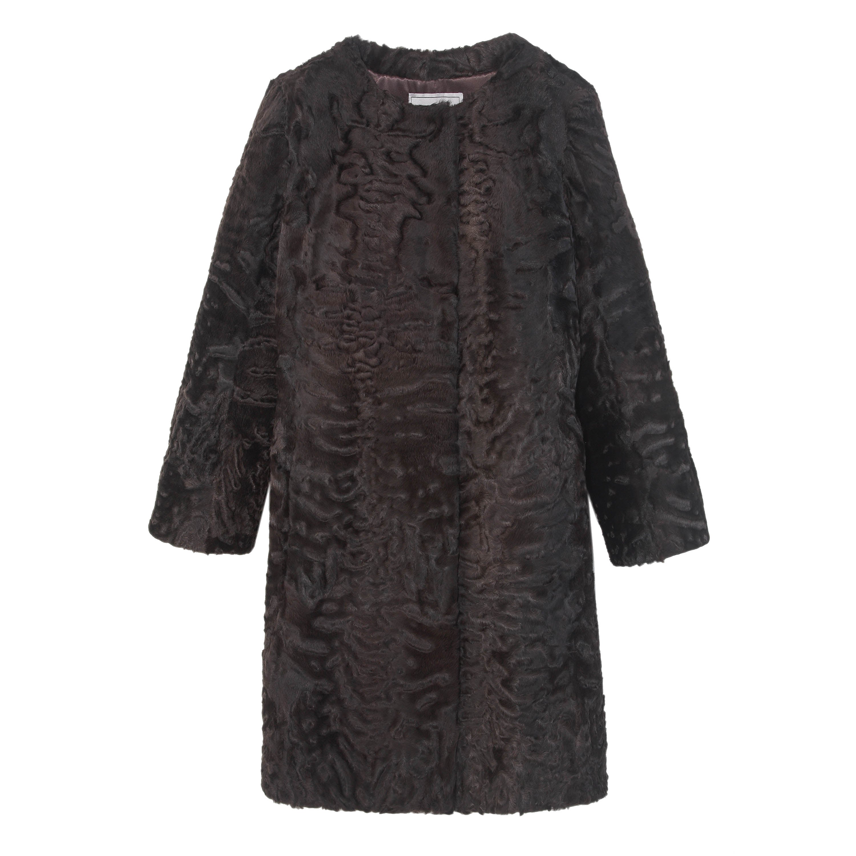Shearling Coat  in Brown | Pologeorgis