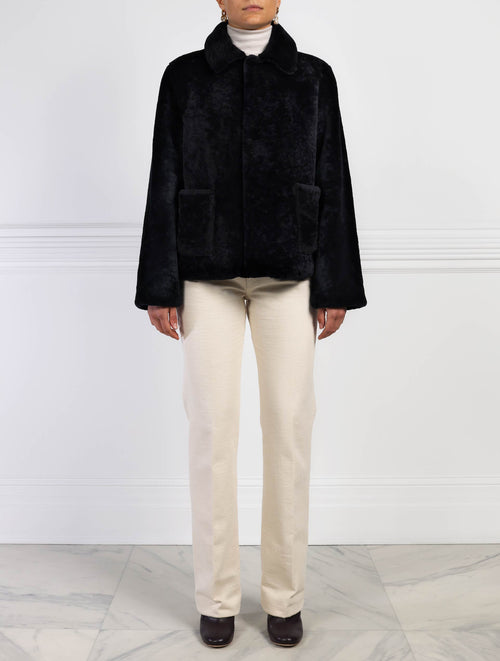 Shearling Jacket in Black