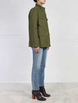 Shearling Lined Jacket in Green