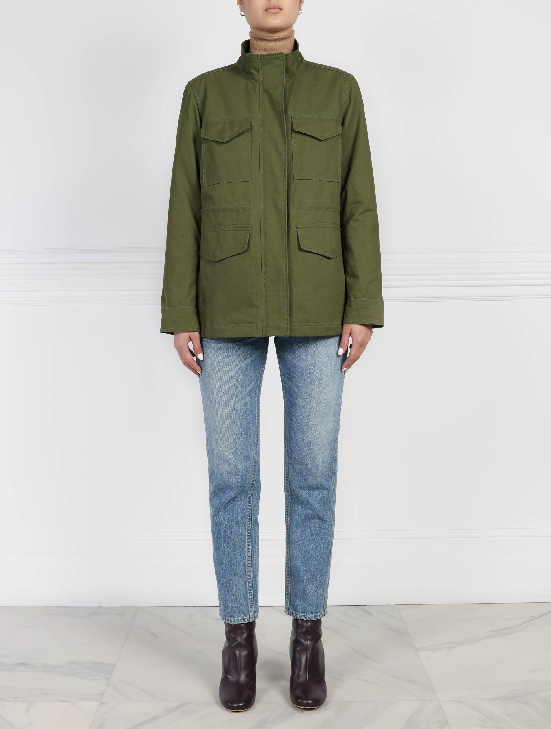 Shearling Lined Safari Jacket
