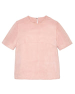 Pink Suede T-Shirt - Pologeorgis