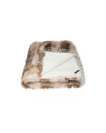 White Raccoon Fur Throw