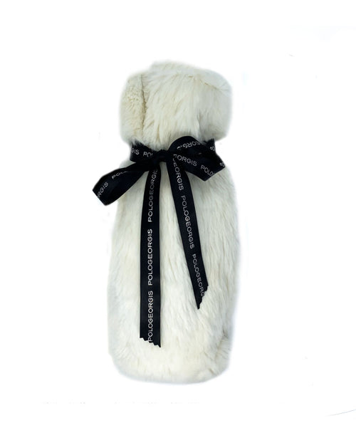 Dyed Fur Wine Bottle Cozy