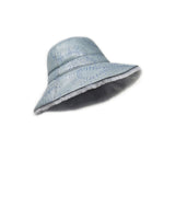 ZANDRA RHODES BLUE SHEARLING PRINTED HAT