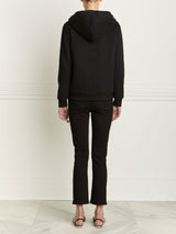 Black Fur Lined Hoodie | Pologeorgis